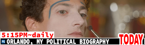 Orlando My Political Biography Sat to Wed 5:15 pm