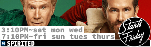 Spirted Fri Sun Tues Thurs 7:10 pm / Sat Mon Wed 3:10 pm